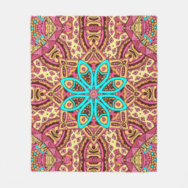 Elegant Kleurrijk naadloos patroon Douchegordijn Fleece Deken