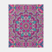 Elegant Kleurrijk naadloos patroon Douchegordijn Fleece Deken (Voorkant)