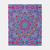 Elegant Kleurrijk naadloos patroon Douchegordijn Fleece Deken (Voorkant)