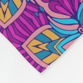 Elegant Kleurrijk naadloos patroon Douchegordijn Fleece Deken (Hoek)