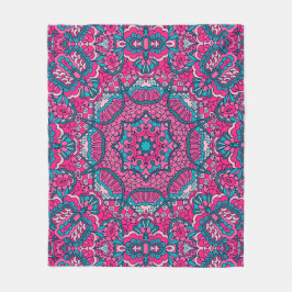 Elegant Kleurrijk naadloos patroon Douchegordijn Fleece Deken