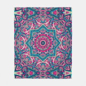 Elegant Kleurrijk naadloos patroon Douchegordijn Fleece Deken (Voorkant)