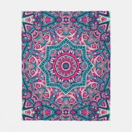 Elegant Kleurrijk naadloos patroon Douchegordijn Fleece Deken