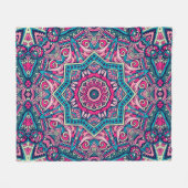 Elegant Kleurrijk naadloos patroon Douchegordijn Fleece Deken (Voorkant (Horizontaal))