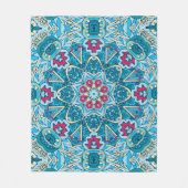 Elegant Kleurrijk naadloos patroon Douchegordijn Fleece Deken (Voorkant)