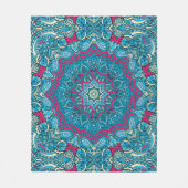 Elegant Kleurrijk naadloos patroon Douchegordijn Fleece Deken (Voorkant)