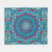 Elegant Kleurrijk naadloos patroon Douchegordijn Fleece Deken (Voorkant (Horizontaal))