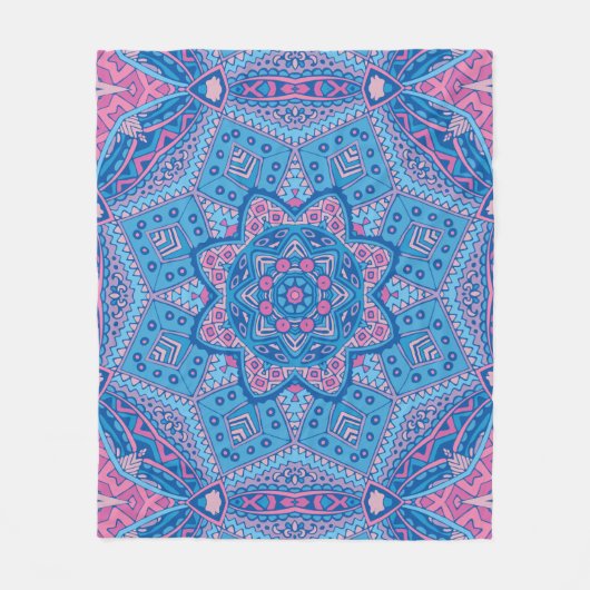 Elegant Kleurrijk naadloos patroon Douchegordijn Fleece Deken (Voorkant)