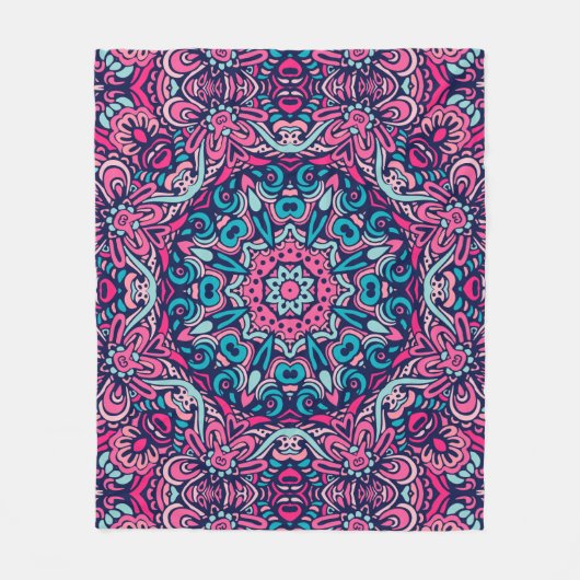 Elegant Kleurrijk naadloos patroon Douchegordijn Fleece Deken (Voorkant)