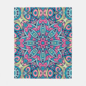 Elegant Kleurrijk naadloos patroon Douchegordijn Fleece Deken (Voorkant)