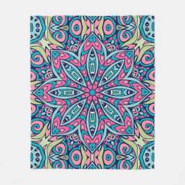 Elegant Kleurrijk naadloos patroon Douchegordijn Fleece Deken