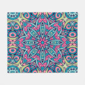 Elegant Kleurrijk naadloos patroon Douchegordijn Fleece Deken (Voorkant (Horizontaal))