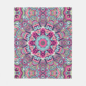 Elegant Kleurrijk naadloos patroon Douchegordijn Fleece Deken (Voorkant)