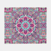 Elegant Kleurrijk naadloos patroon Douchegordijn Fleece Deken (Voorkant (Horizontaal))