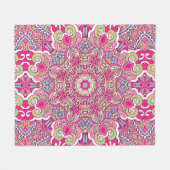 Elegant Kleurrijk naadloos patroon Douchegordijn Fleece Deken (Voorkant (Horizontaal))