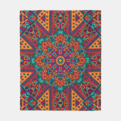 Elegant Kleurrijk naadloos patroon Douchegordijn Fleece Deken (Voorkant)