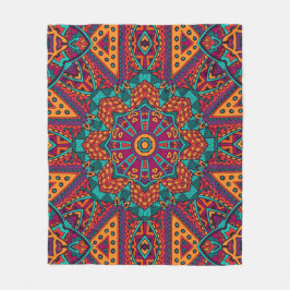 Elegant Kleurrijk naadloos patroon Douchegordijn Fleece Deken