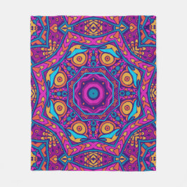 Elegant Kleurrijk naadloos patroon Douchegordijn Fleece Deken