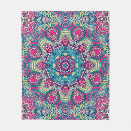 Elegant Kleurrijk naadloos patroon Douchegordijn Fleece Deken