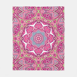 Elegant Kleurrijk naadloos patroon Douchegordijn Fleece Deken