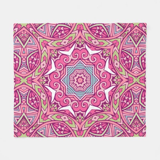 Elegant Kleurrijk naadloos patroon Douchegordijn Fleece Deken (Voorkant (Horizontaal))