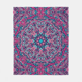 Elegant Kleurrijk naadloos patroon Douchegordijn Fleece Deken (Voorkant)