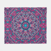 Elegant Kleurrijk naadloos patroon Douchegordijn Fleece Deken (Voorkant (Horizontaal))