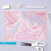 Elegant kleurrijk pastelkleur roze blauw oranje tissuepapier (Craft)