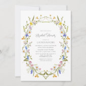 Elegant Kleurrijk  Tuin Vrijgezellenfeest Kaart (Voorkant)