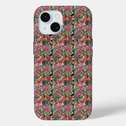 Elegant Kleurrijk Verlofpatroon Case-Mate iPhone Case (Achterkant)
