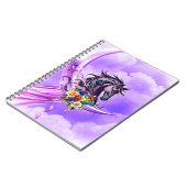 Elegant kleurrijk wild paard notitieboek (Linkerzijde)