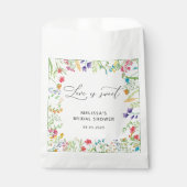 Elegant Kleurrijk Wildflower Vrijgezellenfeest Bedankzakje (Voorkant)