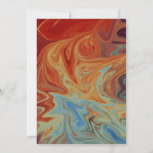 Elegant kleurrijke Abstracte moderne eenvoudige br Kaart (Achterkant)