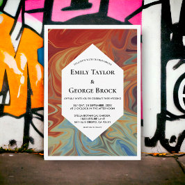 Elegant kleurrijke Abstracte moderne eenvoudige br Kaart