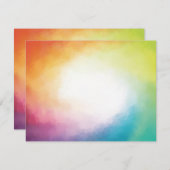 Elegant kleurrijke moderne Abstracte lege Sjabloon (Voorkant / Achterkant)