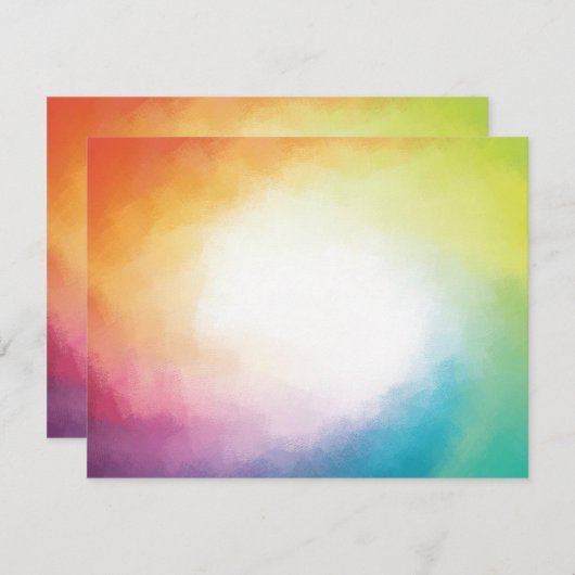 Elegant kleurrijke moderne Abstracte lege Sjabloon (Voorkant / Achterkant)