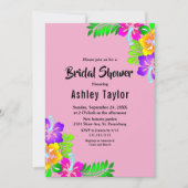 Elegant Kleurrijke Rozen Roze Bloemen Vrijgezellen Kaart (Voorkant)