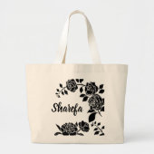 Elegant Klimmen Rozen Canvas tas (Voorkant)