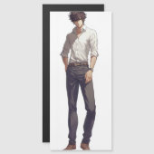 Elegant knappe anime Man (Voorkant / Achterkant)