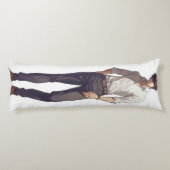 Elegant knappe anime Man Lichaamskussen (Achterkant)