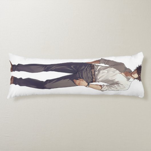 Elegant knappe anime Man Lichaamskussen (Voorkant)