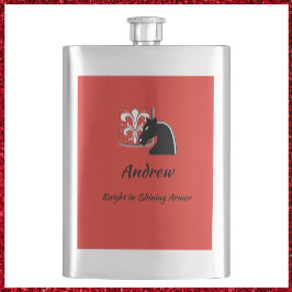 Elegant Knight in Shining Armor Flacon