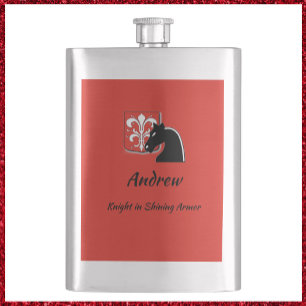 Elegant Knight in Shining Armor Flacon