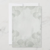 Elegant Koala Eucalyptus Leaf Foliage Baby shower Kaart (Achterkant)