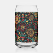 Elegant kobalt "Heritage-Inspired Patterns" glas (Voorkant)