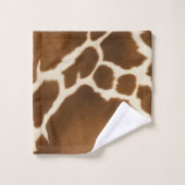 Elegant Koe Faux Leather Modern Collectie Bad Handdoek (Wasdoekje)