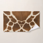 Elegant Koe Faux Leather Modern Collectie Bad Handdoek (Handdoek)