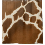 Elegant Koe Faux Leather Modern Collectie Douchegordijn (Voorkant)