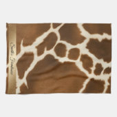 Elegant Koe Faux Leather Modern Collectie Theedoek (Horizontaal)