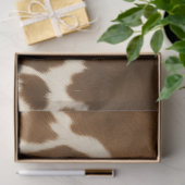Elegant Koe Faux Leather Modern Collectie Tissuepapier (Geschenk)